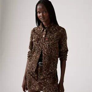 Levi's Leopard Print Trucker Jacket  -NEW